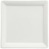 Fortessa Fortaluxe Tavola 5 1/4" Bright White Square Porcelain Plate - 24/Case