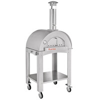 WPPO WKK-02S-304SS Karma 32 Professional Stainless Steel Wood Fire Outdoor Pizza Oven