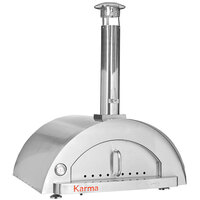 WPPO WKK-03S-304SS Karma 42 Professional Stainless Steel Wood Fire Pizza Oven