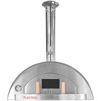 WPPO WKK-03S-304SS Karma 42 Professional Stainless Steel Wood Fire Outdoor Pizza Oven