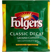 Folgers Classic Decaf 4-Cup Coffee Filter Pack - 200/Case