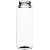 8 oz. (12 oz. Honey Weight) Cylinder PET Clear Sauce Bottle