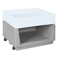Bonar Plastics Gray Granite Display Base for Polar Ice-Cooled Merchandising Stand