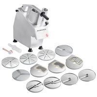 AvaMix CFP12D Dice Continuous Feed Food Processor with 12 Discs - 3/4 hp