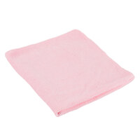 Rubbermaid 1820581 HYGEN Sanitizer Safe 16 inch x 16 inch Pink Microfiber Cloth - 12/Pack