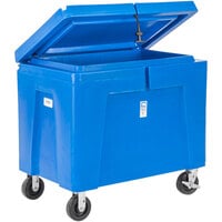 Bonar Plastics PB11HLC Polar 11 Cu. Ft. Dry Ice Box with Hinged Lid and Casters