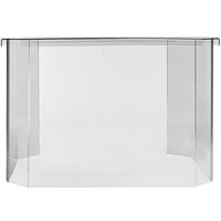 Bonar Plastics 3-Sided Sneeze Guard for Polar Ice-Cooled Merchandising Stand