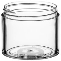 4 oz. Clear Plastic Thick Wall Cannabis Jar