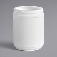 23 oz. White HDPE Plastic Canister