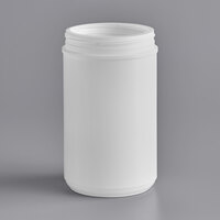 85 oz. White HDPE Plastic Canister