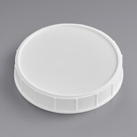 120 mm White Plastic Canister Lid
