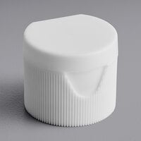 20/410 White Unlined Flip Top Lid