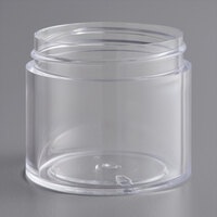 2 oz. Clear Plastic Thick Wall Cannabis Jar