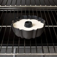 Chicago Metallic 51224 8 3/16 inch x 2 5/8 inch Non-Stick Aluminum Fluted Bundt Cake Pan - 6 Cup Capacity