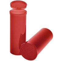 Philips RX 60 Dram Red Pop Top Cannabis Vial - 75/Case