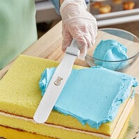 Choice 8 inch Blade Straight Baking / Icing Spatula with Plastic Handle