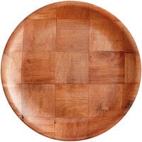 Choice 10 inch Woven Wood Plate - 12/Pack