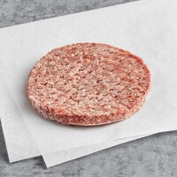 Strauss 4 oz. Grass Fed Burger Patty 80% Lean 20% Fat - 40/Case