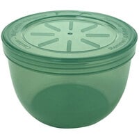 GET Eco-Takeouts 16 oz. Jade Green Customizable Reusable Soup Container with Lid - 12/Case