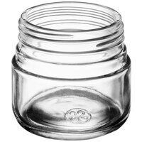 3 oz. Clear Thick Wall Glass Cannabis Jar