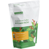 Toddy Fair Trade Organic Sumatra Ketiara Cold Brew Coffee Pitcher Packs 0.75 Gallon - 12/Case