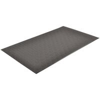 Notrax Pebble Step Sof-Tred Dyna-Shield 3' x 12' Black Anti-Fatigue Mat 415S5312BL - 5/8" Thick