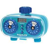 Aqua Joe AJ-ET2Z 2-Zone Electronic Water Timer with Customizable Programs and Connections