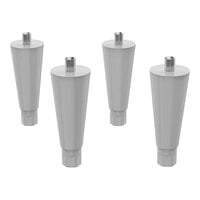 Hoshizaki LP-6P 6" Gray Legs for Ice Maker / Water Dispensers - 4/Set