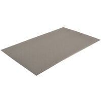 Notrax Cushion Stat Dyna-Shield 3' x 5' Gray Anti-Fatigue Mat 825S0035GY - 3/8" Thick