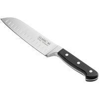 Choice Classic 7 inch Granton Edge Santoku Knife with POM Handle