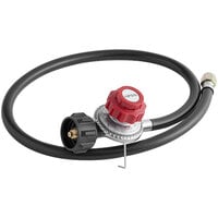 Backyard Pro 36" PVC Gas Connector Hose and 10 PSI Adjustable Regulator - Female Connection