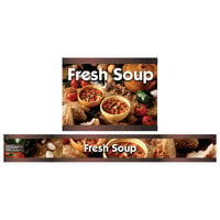 Vollrath 720202103 Full Size Soup Merchandiser Base with Menu Board and 7 Qt. Accessory Pack - 120V, 1000W