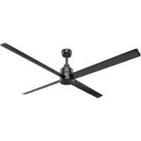 Hunter Fans Trak 76027 96" Matte Black Ceiling Fan - 22,034 CFM, 120V, 1 Phase