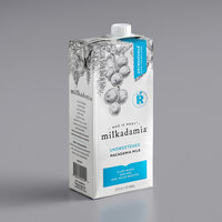 Milkadamia Unsweetened Macadamia Milk 32 oz. - 6/Case