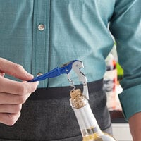 Acopa Waiter's Corkscrew with Blue Metal Handle