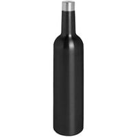 Franmara Apollo 26 oz. Black Stainless Steel Bordeaux Wine Bottle