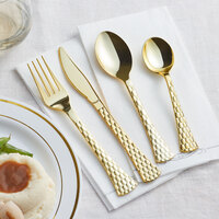 Gold Visions Brixton Heavy Weight Gold Cutlery Kit