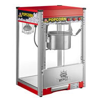 Carnival King PM50NR Royalty Series 12 oz. Red Commercial Popcorn Machine / Popper - 120V