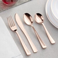 Gold Visions Classic Heavy Weight Rose Gold Cutlery Kit