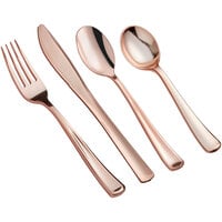 Gold Visions Classic Heavy Weight Rose Gold Cutlery Kit