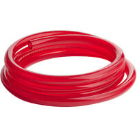 Micro Matic 553R1200 100' Red Transparent Vinyl Gas Hose - 5/16 inch ID
