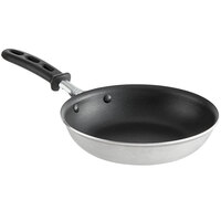 Vollrath 67608 Wear-Ever 8 inch Aluminum Non-Stick Fry Pan with SteelCoat x3 Coating and Black TriVent Silicone Handle