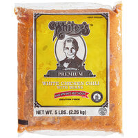 Whitey's Chicken Chili with Beans 5 lb. - 4/Case