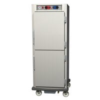 Metro C599-SDS-LPDC C5 9 Series Pass-Through Heated Holding and Proofing Cabinet - Clear / Solid Dutch Doors