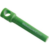 Green Plastic Pocket Corkscrew with WebstaurantStore Logo
