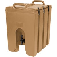 Cambro 1000LCD157 Camtainers® 11.75 Gallon Coffee Beige Insulated Beverage Dispenser
