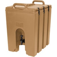 Cambro 500LCD157 Camtainer 4.75 Gallon Coffee Beige Insulated Beverage Dispenser