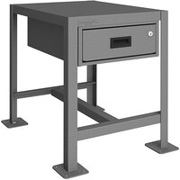 Durham Mfg 18 inch x 24 inch 1 Shelf Machine Table with Drawer MTD182424-2K195