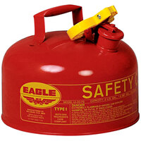 Eagle Manufacturing 2 Gallon Type I Red Steel Gas / Flammables Safety Can with Flame Arrester UI20S