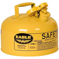 Eagle Manufacturing 2 Gallon Type I Yellow Steel Diesel Safety Can with Flame Arrester UI20SY